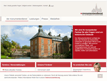 Tablet Screenshot of monumentendienst.de